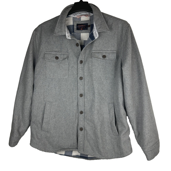 The Normal Brand Brightside Wool Blend Jacket Plaid Flannel Lined Workwear XL - Picture 9 of 9